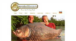 Desktop Screenshot of jurassicfishingthailand.com