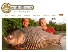 Tablet Screenshot of jurassicfishingthailand.com